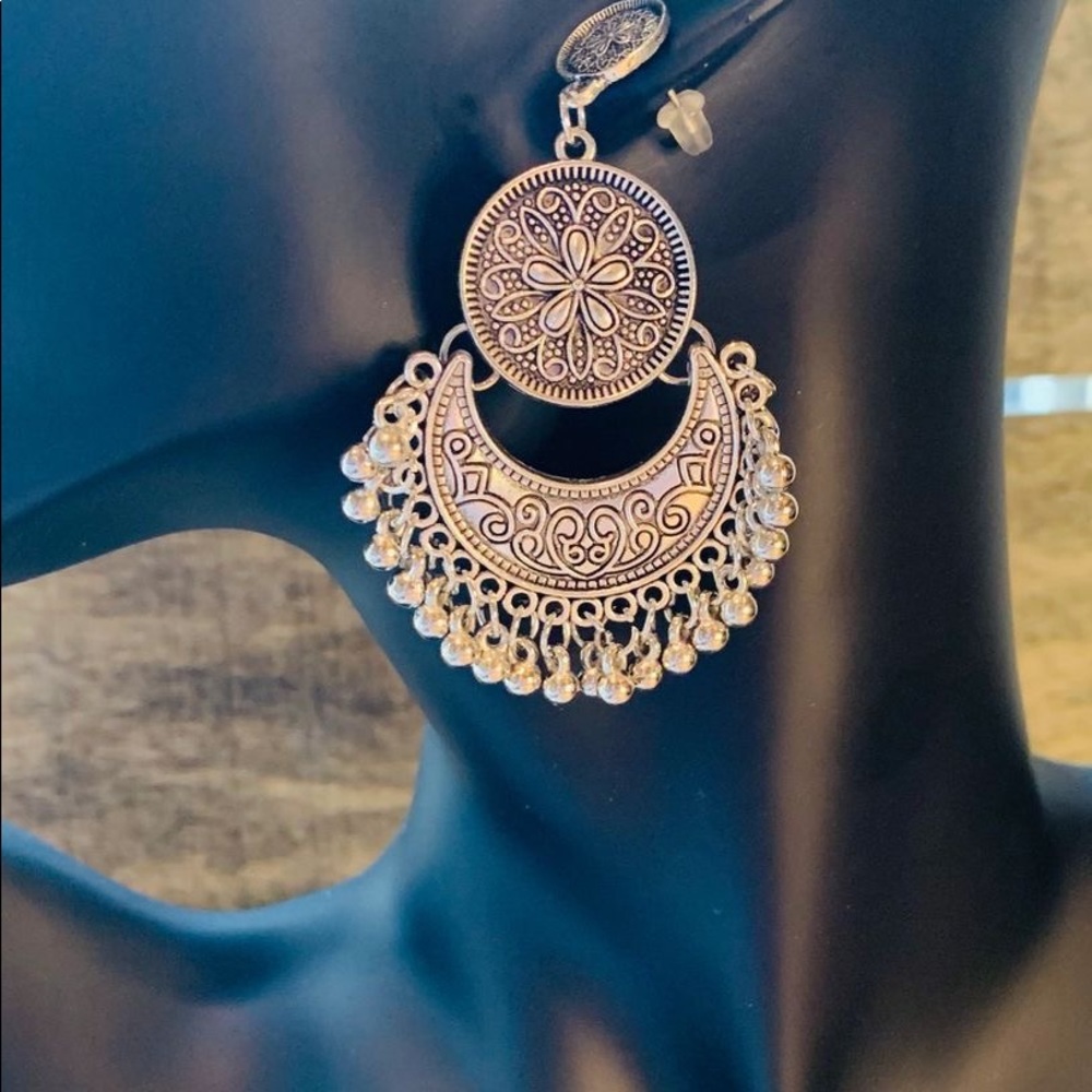 Boho Flower Dangle Earrings